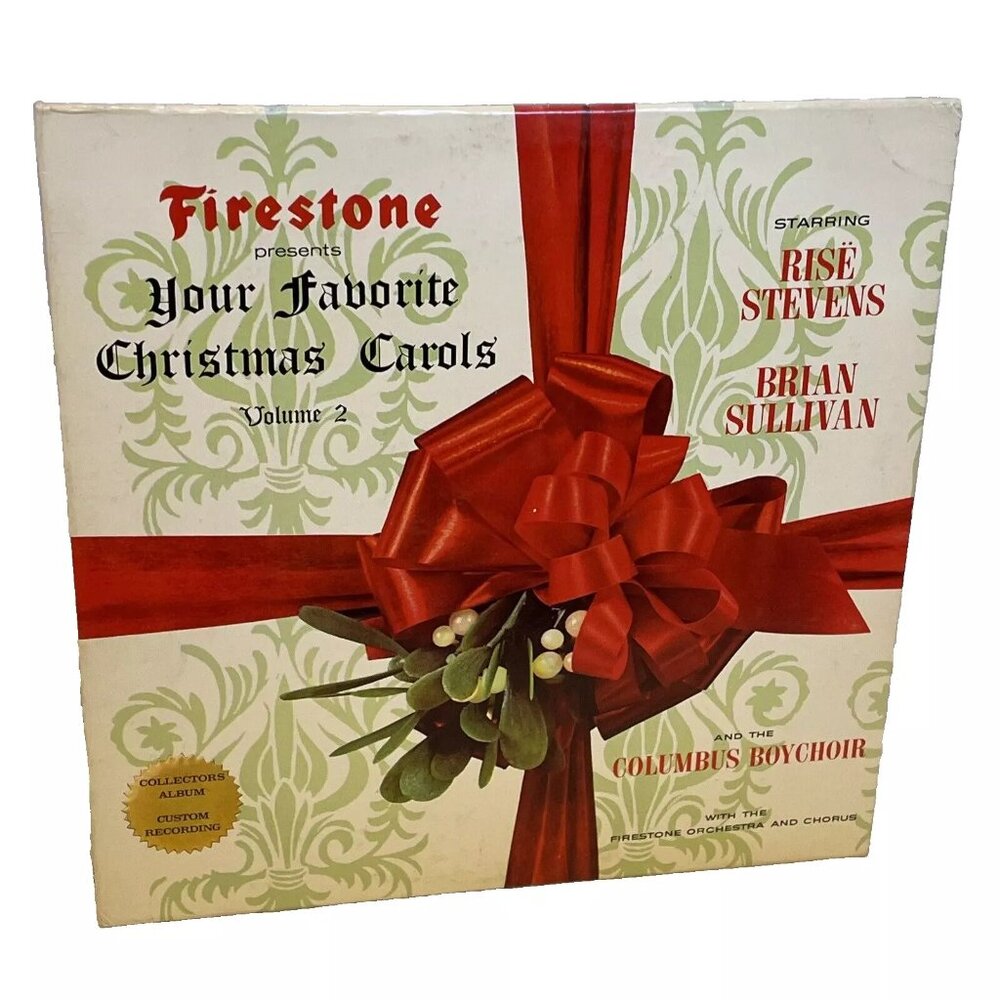 Firestone Presents Your Favorite Christmas Carols Volume 2 (Vinyl, 1963) FTP VG